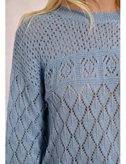 Jersey de manga larga detalle rombos