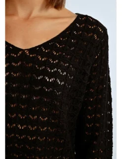 Jersey de manga larga en punto mezclado