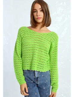 Jersey de manga larga en punto mezclado