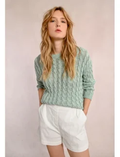 Jersey de manga larga en punto mezclado