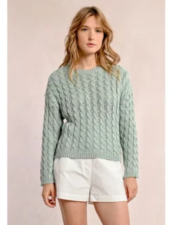 Jersey de manga larga en punto mezclado