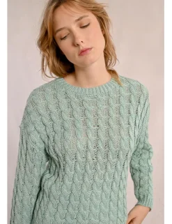 Jersey de manga larga en punto mezclado