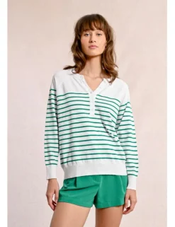 Jersey de manga larga estampado rayas