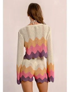 Jersey de manga larga multicolor