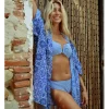 Kimono de manga corta con estampado