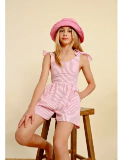 Mono corto con lazada y estampado