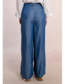 Pantalón largo efecto vaquero