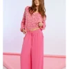 Pantalón largo perneras anchas