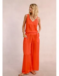 Pantalón largo perneras anchas