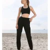 Pantalón tobillero, deportivo, con lazada