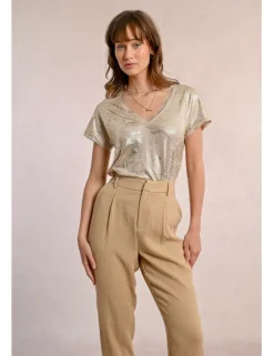 Pantalón tobillero detalle pliegues