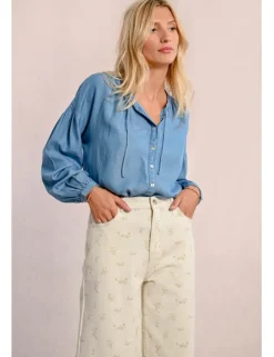 Pantalón tobillero estampado flores