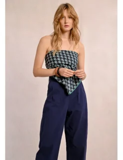Pantalón tobillero tiro muy alto