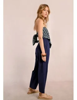 Pantalón tobillero tiro muy alto