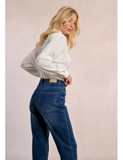 Pantalón vaquero estilo ¨mom¨