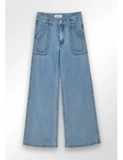 Pantalón vaquero, largo con bolsillos
