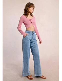 Pantalón vaquero, largo perneras anchas