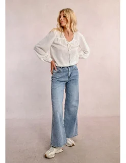 Pantalón vaquero perneras anchas