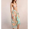 Pareo largo con estampado