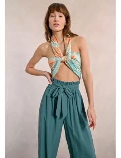 Pareo largo con estampado