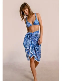 Pareo largo con estampado
