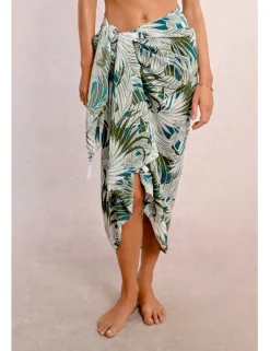 Pareo largo con estampado