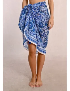 Pareo largo con estampado