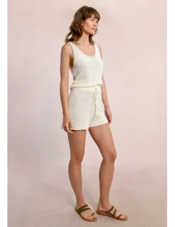 Short corto en tejido crochet