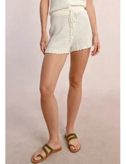 Short corto en tejido crochet