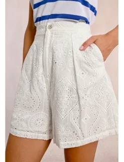 Short corto motivo paisley