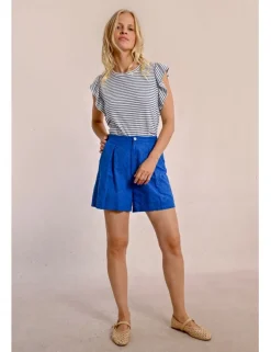 Short corto motivo paisley