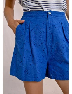 Short corto motivo paisley