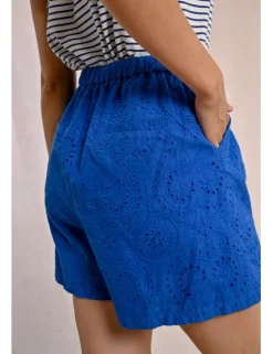 Short corto motivo paisley