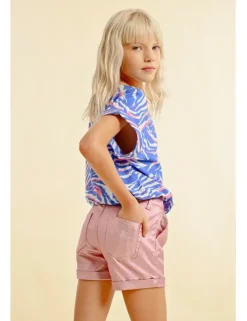 Short en color metalizado