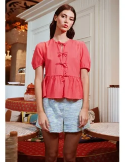 Short multicolor con lazada