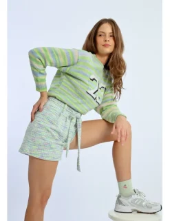 Short multicolor con lazada