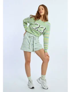 Short multicolor con lazada