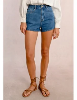Short vaquero cinco bolsillos