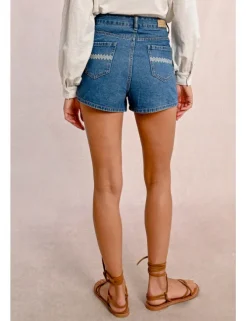 Short vaquero cinco bolsillos