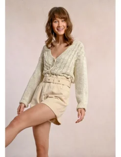 Short vaquero con cinturón