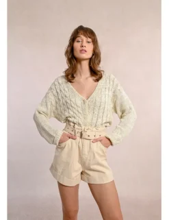Short vaquero con cinturón