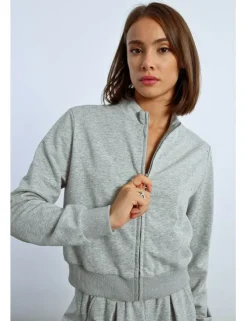 Sudadera de chándal detalle lunares