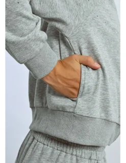 Sudadera de chándal detalle lunares