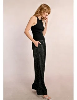 Top escote halter con cuello cerrado
