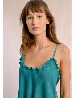 Top lencero de tirantes detalle volantes