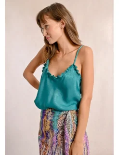 Top lencero de tirantes detalle volantes