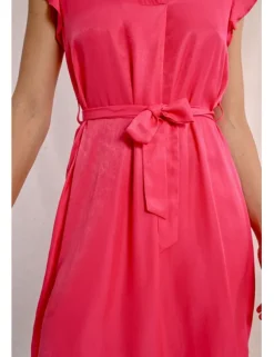 Vestido de manga corta mariposa con lazada