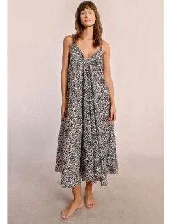 Vestido de tirantes con estampado