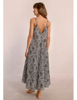 Vestido de tirantes con estampado