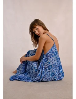 Vestido de tirantes con estampado